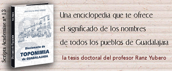 Diccionario de Toponimia de Guadalajara